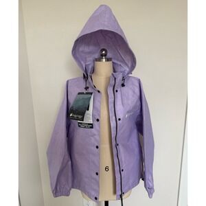 Frogg Toggs Rain Jacket Womens XL Purple Black Classic All-Purpose 'Jacket Only'